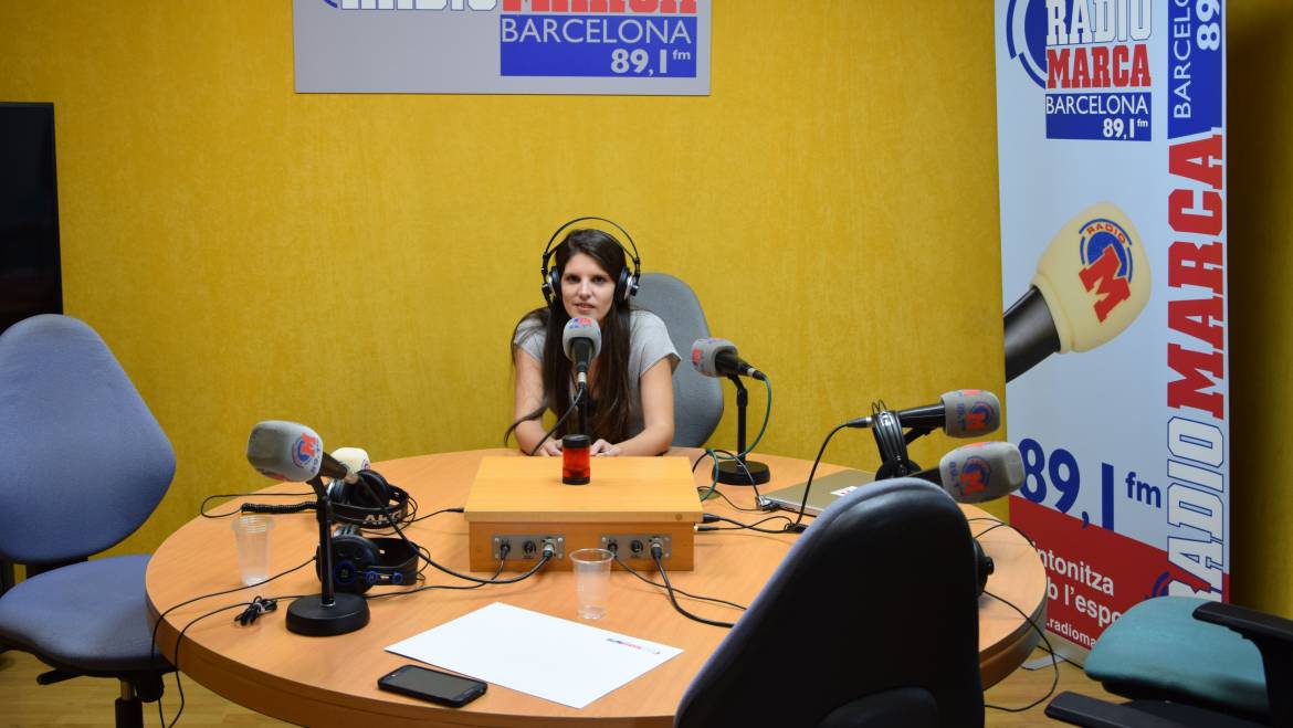 Copresentadora Al Loro en Radio Marca
