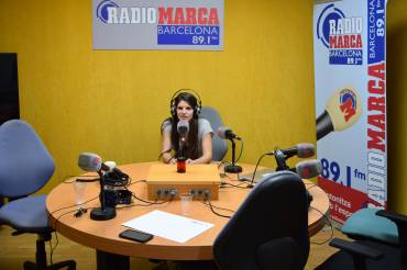 Copresentadora Al Loro en Radio Marca