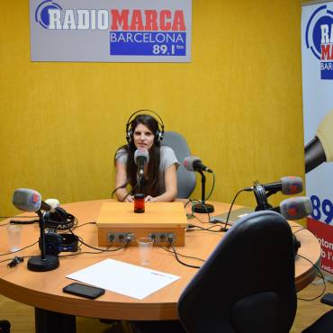 Copresentadora Al Loro en Radio Marca